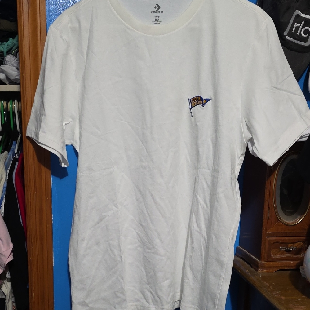 Converse White Short Sleeve Men's Tee